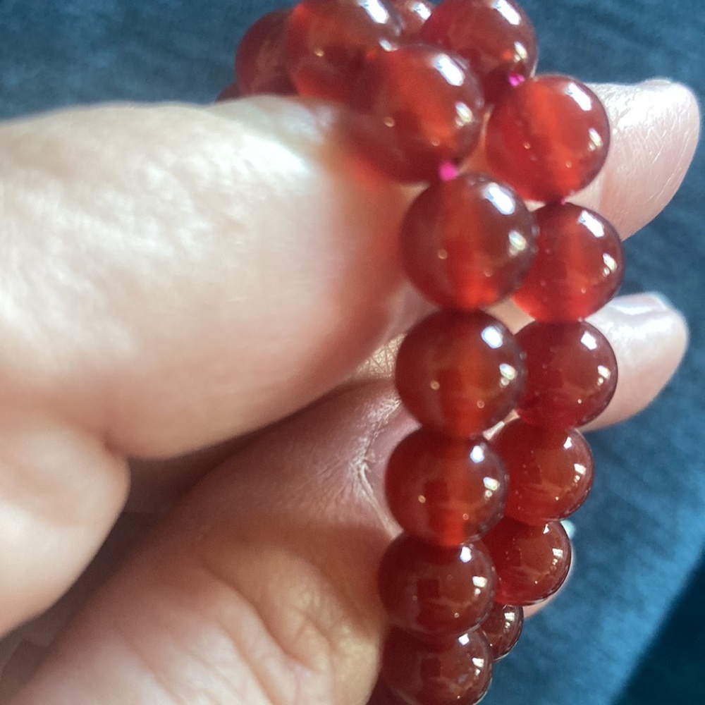 Carnelian High Quality Bracelet New - Picture 3 of 3